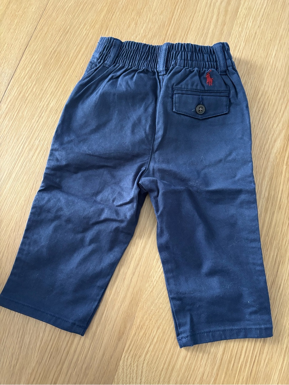 Ralph Lauren Navy Pants with Red Pony Accent